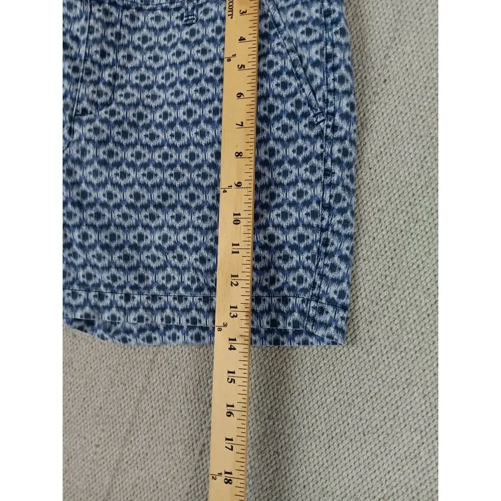 Eddie Bauer Shorts Womens 10 33X4 Blue Stretch Hiking Performance Camping‎